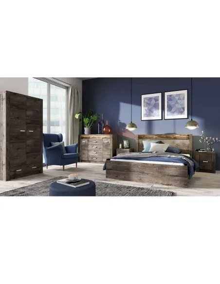 Măsuță cafea INFINITY I-13 living 120x60x60 cm PAL melaminat frasin închis | MobilaOK