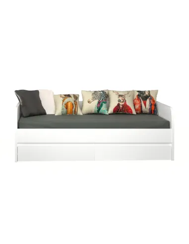 Pat 2S, ERODIN, dormitor, 90x200 cm, PAL melaminat | MobilaOK