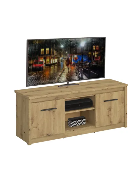Masă TV AIRON, living, 125.4x36.2x50 cm, PAL melaminat | MobilaOK