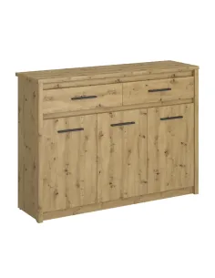 Comodă AIRON, dormitor, 125.4x36.2x91.2 cm, PAL melaminat | MobilaOK