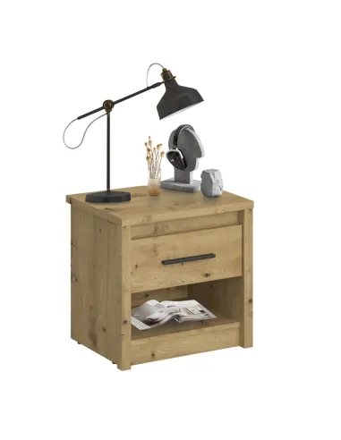Noptieră AIRON, dormitor, 46.4x36.2x45.6 cm, PAL melaminat | MobilaOK