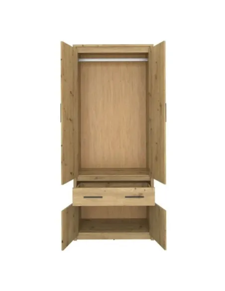 Dulap 4D1S/50, stejar Artisan, AIRON | MobilaOK