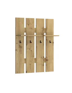 Cuier de perete AIRON, hol/dormitor, 80x23x100 cm, PAL melaminat | MobilaOK