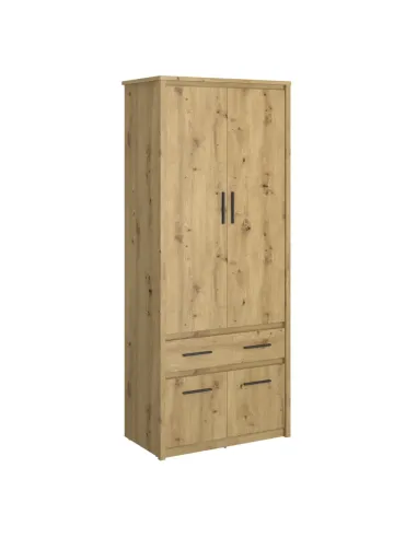 Dulap AIRON, dormitor, 70x42x210.5 cm, PAL melaminat | MobilaOK