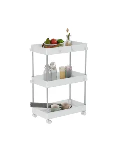 Etajeră ALIOL, mobilă, 40x22x60 cm, Plastic și Oțel | MobilaOK