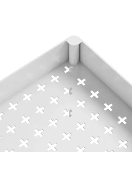 Etajeră ALIOL, mobilă, 40x22x60 cm, Plastic și Oțel | MobilaOK