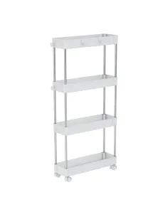 Etajeră ALIOL TIP 2 pentru bucătărie/baie, 40x13x85 cm, Plastic/Oțel | MobilaOK 2