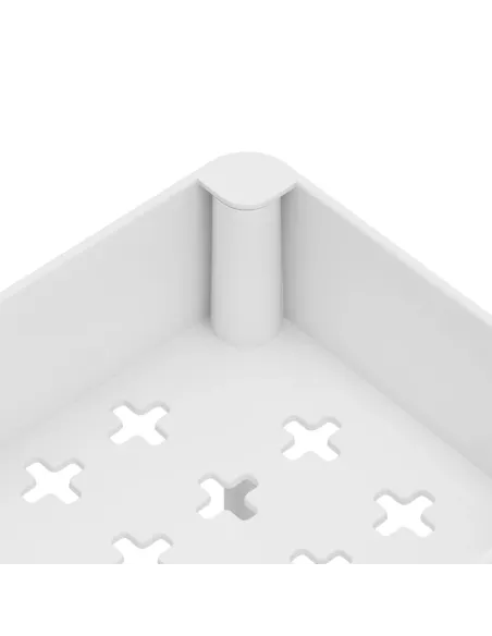 Etajeră ALIOL TIP 2 pentru bucătărie/baie, 40x13x85 cm, Plastic/Oțel | MobilaOK