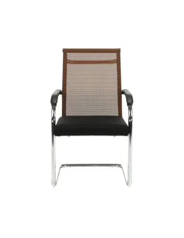 Scaun de ședință ESIN, birou/sala conferințe, 55x64x93 cm, plasă și metal | MobilaOK
