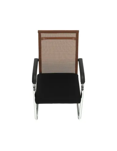 Scaun de ședință ESIN, birou/sala conferințe, 55x64x93 cm, plasă și metal | MobilaOK