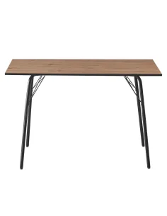 Masă Dining NALAK, sufragerie, 120x75x75 cm, MDF și metal | MobilaOK 2