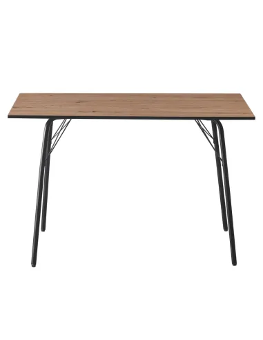 Masă Dining NALAK, sufragerie, 120x75x75 cm, MDF și metal | MobilaOK