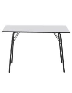Masă NALAK, sufragerie/dining, 120x75x75 cm, MDF și metal | MobilaOK 2
