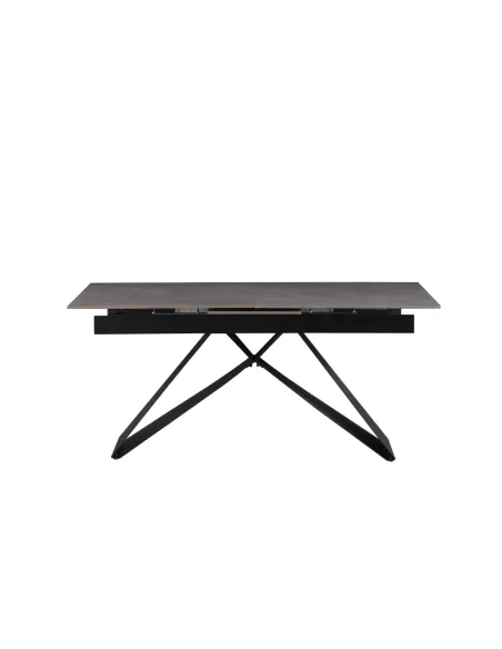 Masă Dining MAJED extensibilă, living/dining, 160-200x90 cm, ceramică/metal | MobilaOK
