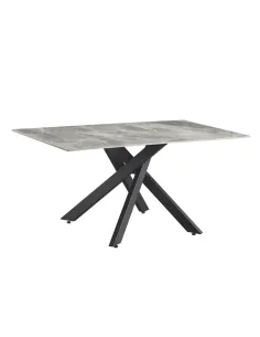 Masă Dining ZENOS, sufragerie, 160x90 cm, ceramică și metal | MobilaOK