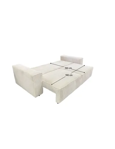 Canapea extensibilă HARPERA BIG SOFA, living, 240x102 cm, țesătură Poso, KONDELA | MobilaOK