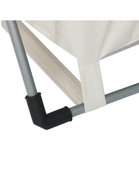 Coș de rufe LAUNDRY NEW TYP 2, baie/dormitor, 45x35x55 cm, Pânză și Metal | MobilaOK