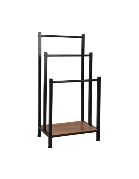 Suport pentru prosoape, OGIN, baie, 42x28x80 cm, metal si MDF | MobilaOK