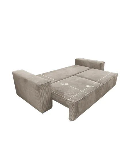 Canapea extensibilă HARPERA, living, 240x102 cm, țesătură Poso 3, KONDELA | MobilaOK