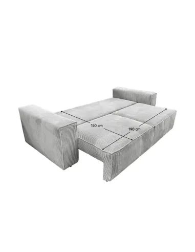 Canapea extensibilă HARPERA, living, 240x102x73/85 cm, Poliester, KONDELA | MobilaOK