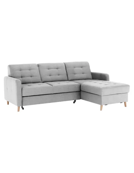 Colțar Extensibil VISBY, living, 230x87/164x88 cm, PAL, Ţesătură | MobilaOK