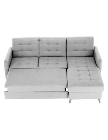 Colțar Extensibil VISBY, living, 230x87/164x88 cm, PAL, Ţesătură | MobilaOK