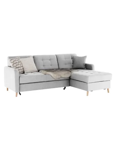 Colțar Extensibil VISBY, living, 230x87/164x88 cm, PAL, Ţesătură | MobilaOK