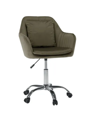 Scaun de birou KLIAN, birou, 59x61x87/101 cm, catifea velvet/crom | MobilaOK