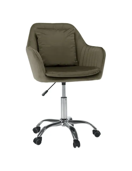 Scaun de birou KLIAN, birou, 59x61x87/101 cm, catifea velvet/crom | MobilaOK