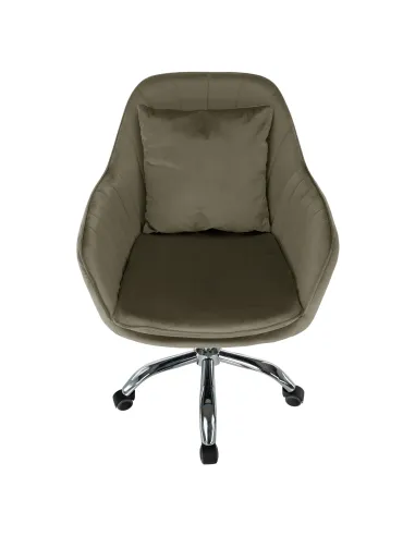 Scaun de birou KLIAN, birou, 59x61x87/101 cm, catifea velvet/crom | MobilaOK