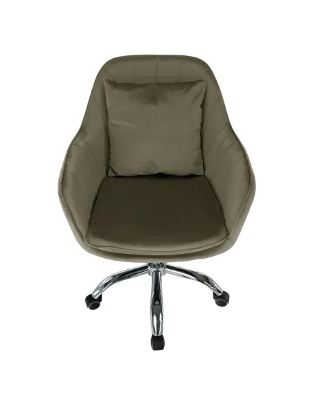Scaun de birou KLIAN, birou, 59x61x87/101 cm, catifea velvet/crom | MobilaOK