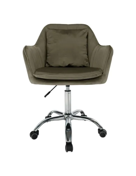 Scaun de birou KLIAN, birou, 59x61x87/101 cm, catifea velvet/crom | MobilaOK