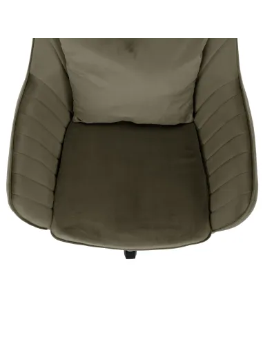 Scaun de birou KLIAN, birou, 59x61x87/101 cm, catifea velvet/crom | MobilaOK
