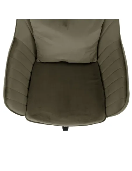 Scaun de birou KLIAN, birou, 59x61x87/101 cm, catifea velvet/crom | MobilaOK