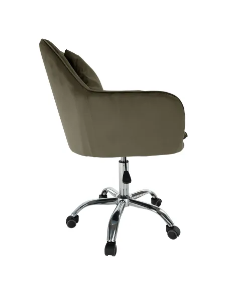 Scaun de birou KLIAN, birou, 59x61x87/101 cm, catifea velvet/crom | MobilaOK