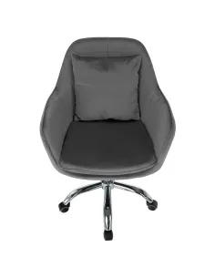 Scaun de birou KLIAN, birou, 59x61x87/101 cm, catifea/crom | MobilaOK 2