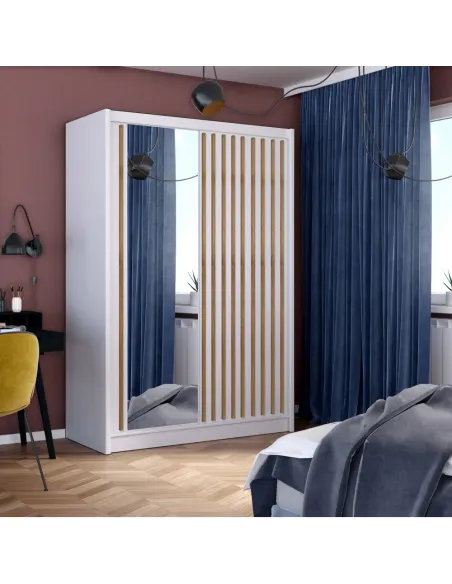 Dulap LADDER, dormitor/hol, 150x215 cm, PAL melaminat | MobilaOK