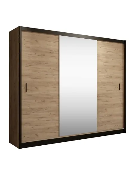Dulap CRAFT, dormitor/hol, 250x61x215 cm, PAL melaminat | MobilaOK