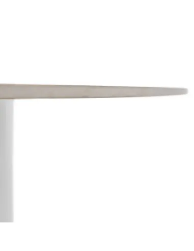 Masă de sufragerie KONDELA, rotundă, Ø 120 cm, blat piatră şlefuită/MDF | MobilaOK