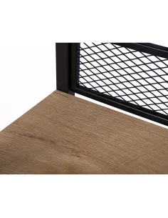 Raft, KELER TIP 1, living/dormitor/birou, 60x28x121 cm, PAL melaminat și metal | MobilaOK 2