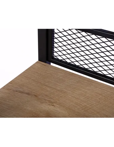 Raft, KELER TIP 1, living/dormitor/birou, 60x28x121 cm, PAL melaminat și metal | MobilaOK