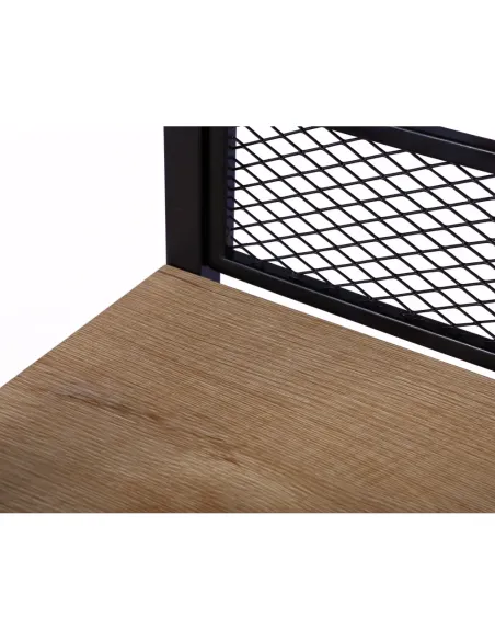 Raft, KELER TIP 1, living/dormitor/birou, 60x28x121 cm, PAL melaminat și metal | MobilaOK