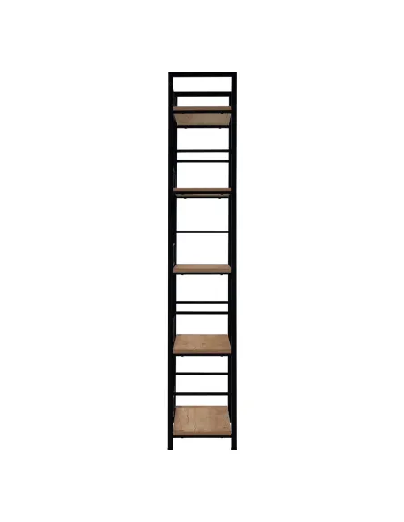 Raft, KELER TIP 2, living/dormitor/birou, 60x28x154 cm, PAL melaminat și metal | MobilaOK