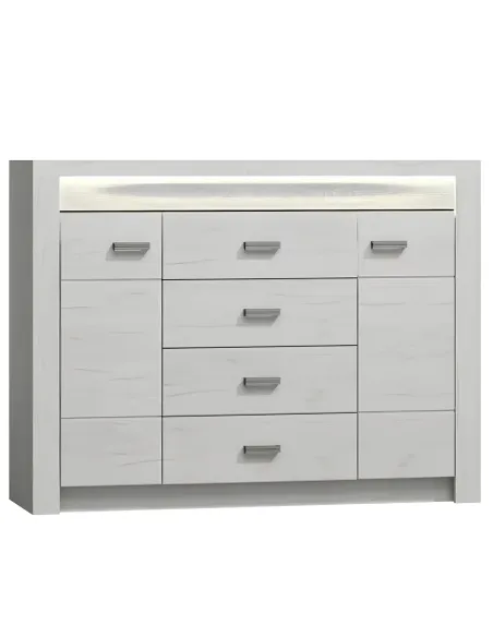 Comodă INFINITY 07 pentru living sau dormitor, 137x42x103.5 cm, PAL melaminat | MobilaOK