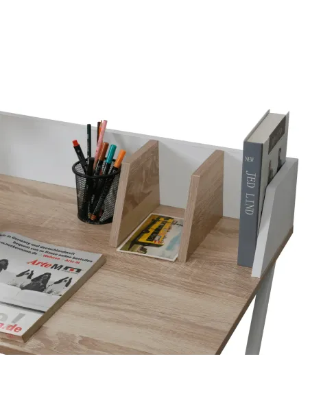 Birou PSALMO, birou, 90x50x85 cm, PAL melaminat/metal | MobilaOK