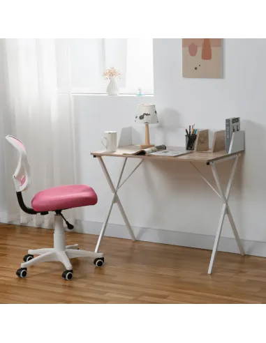Birou PSALMO, birou, 90x50x85 cm, PAL melaminat/metal | MobilaOK