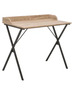 Birou KONDELA pentru birou, 90x50x79 cm, PAL melaminat/metal | MobilaOK