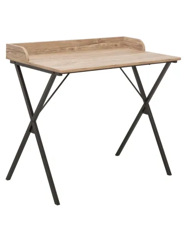 Birou KONDELA pentru birou, 90x50x79 cm, PAL melaminat/metal | MobilaOK