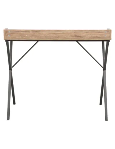 Birou KONDELA pentru birou, 90x50x79 cm, PAL melaminat/metal | MobilaOK
