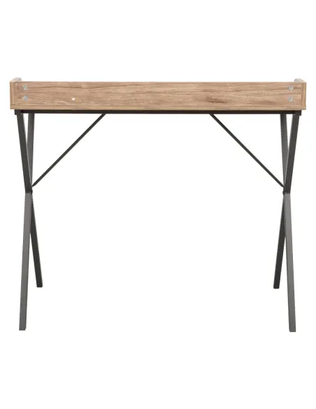 Birou KONDELA pentru birou, 90x50x79 cm, PAL melaminat/metal | MobilaOK